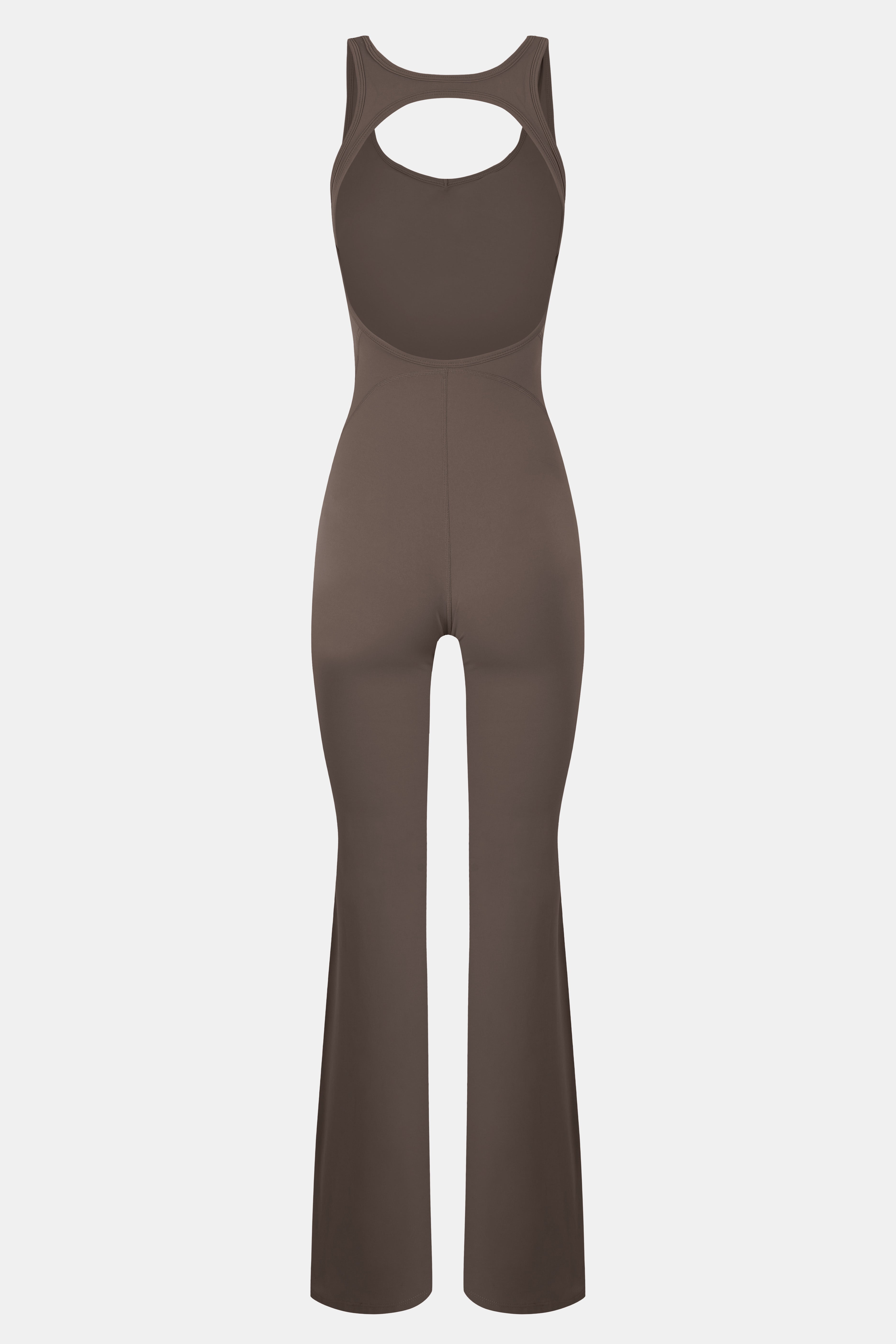JUMPSUIT FLARED ELITE - MARRON