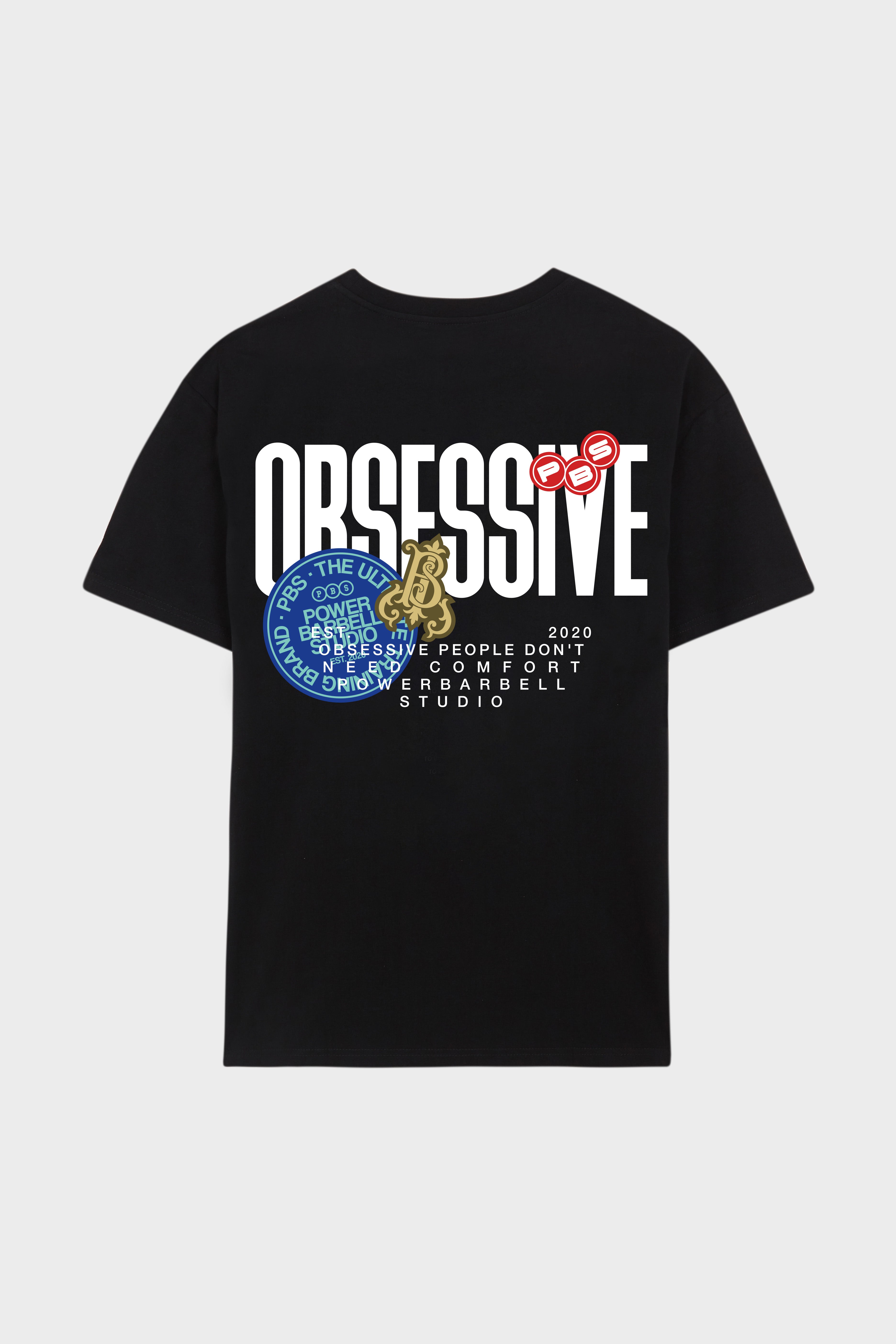 RPDNC OBSESSIVE PATCH OVERSIZED T-SHIRT - NEGRO