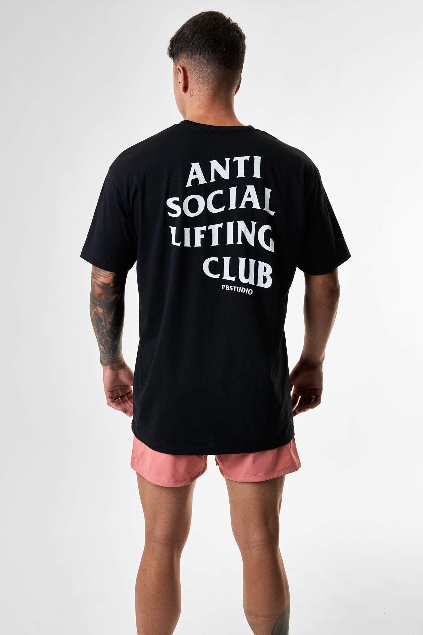 CAMISETA ANTI SOCIAL LIFTING CLUB - NEGRO