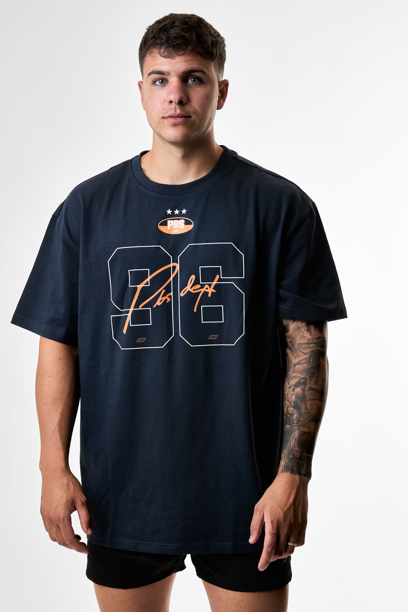 VARISITY T-SHIRT - NAVY