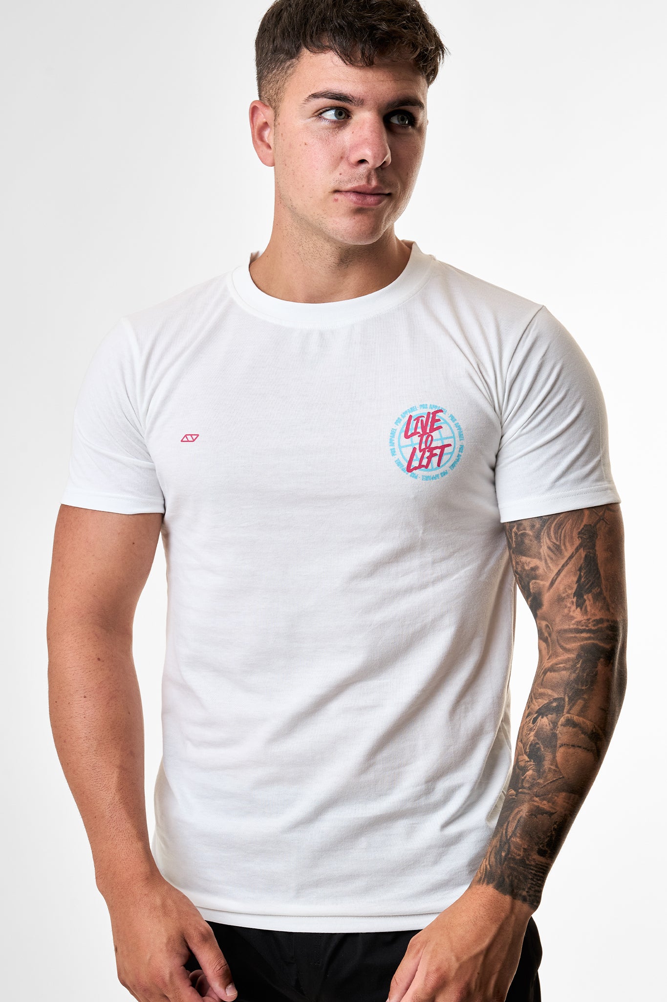 CAMISETA LIVE TO LIFT - BLANCO