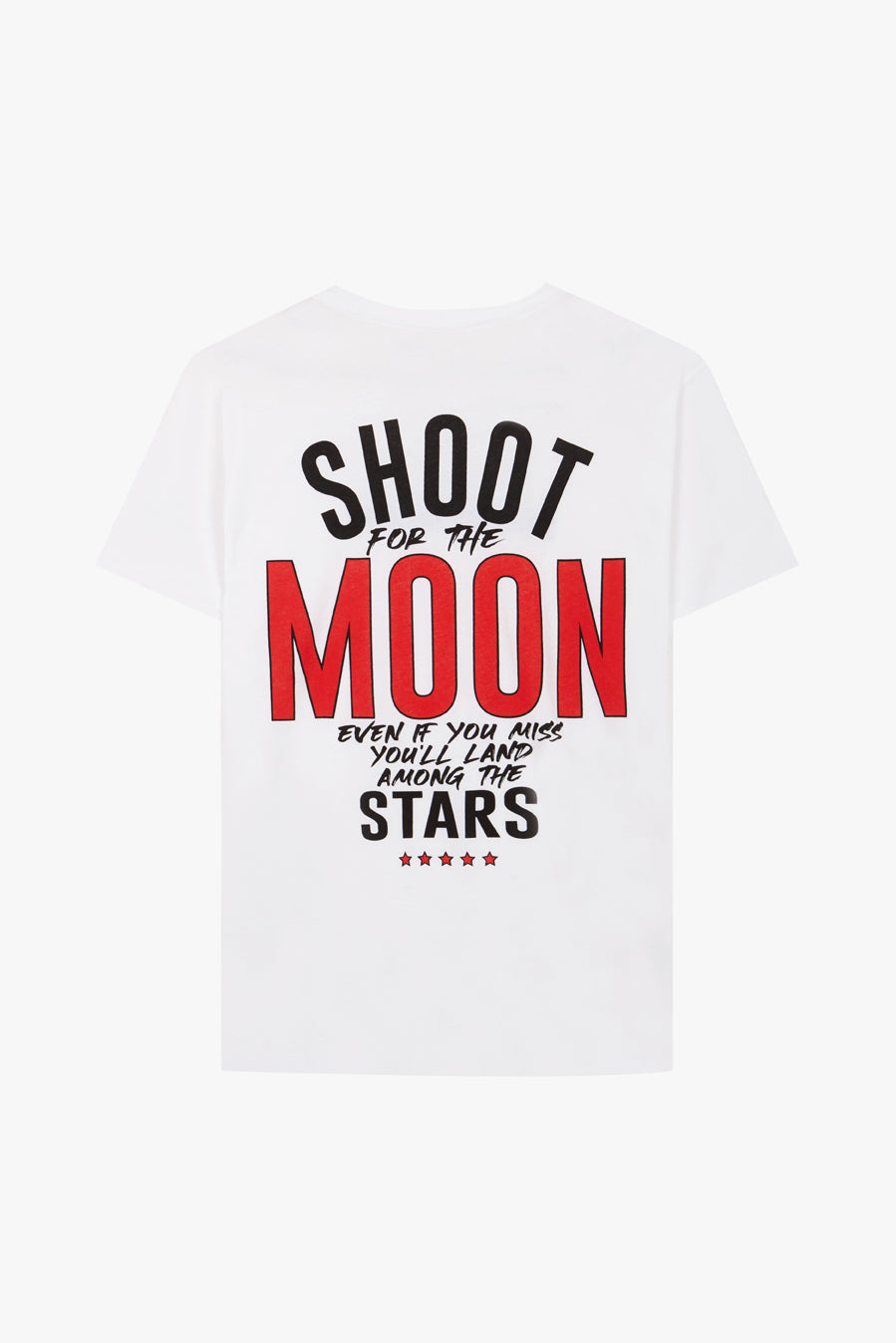 CAMISETA SHOOT FOR THE MOON - BLANCO