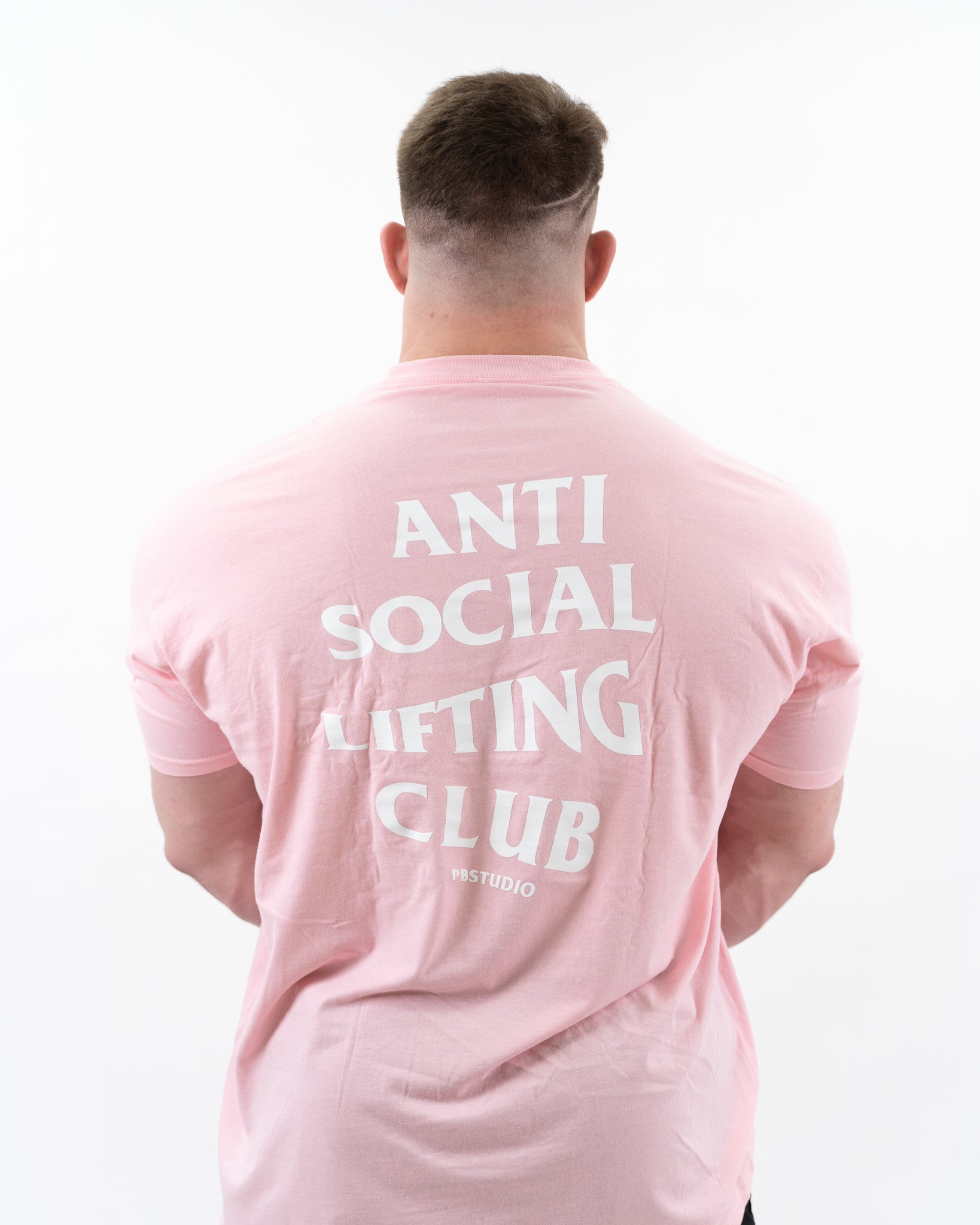 Anti Social Lifting Club T-shirt - Pink