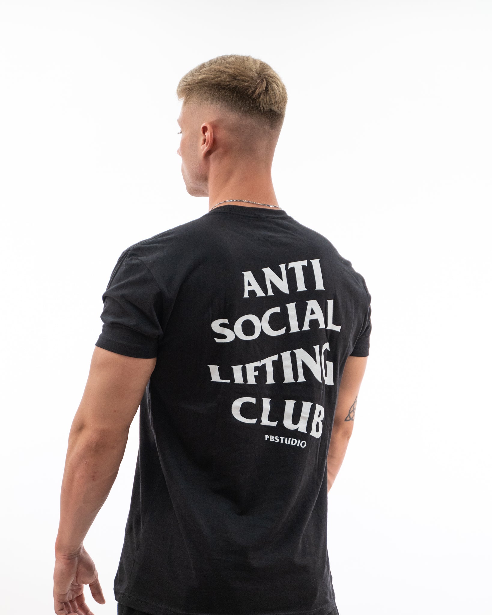 Camiseta Anti Social Lifting Club - Negra