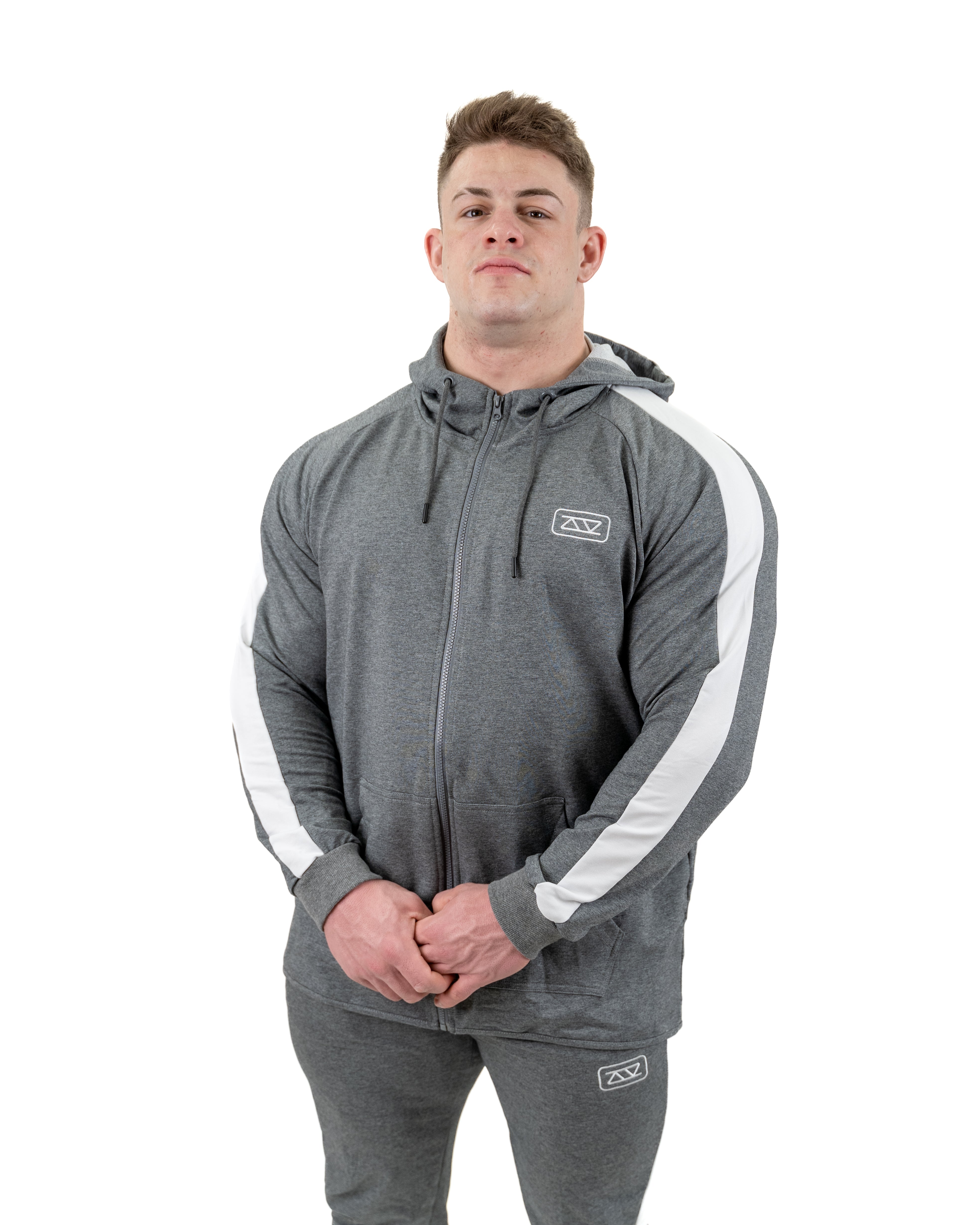 CHAQUETA ZIPPER PBS - GRIS