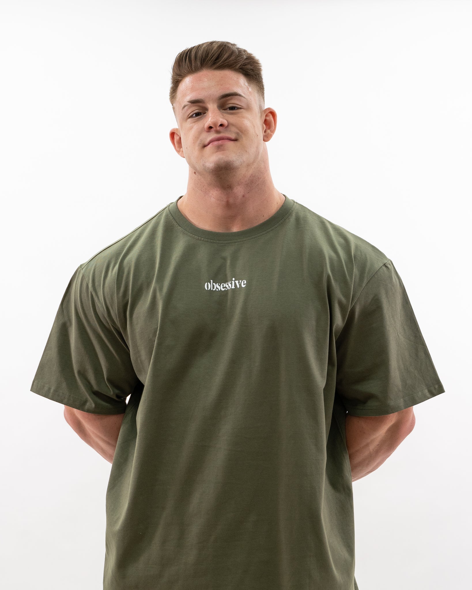 Obsessive Oversize T-shirt - Military Green