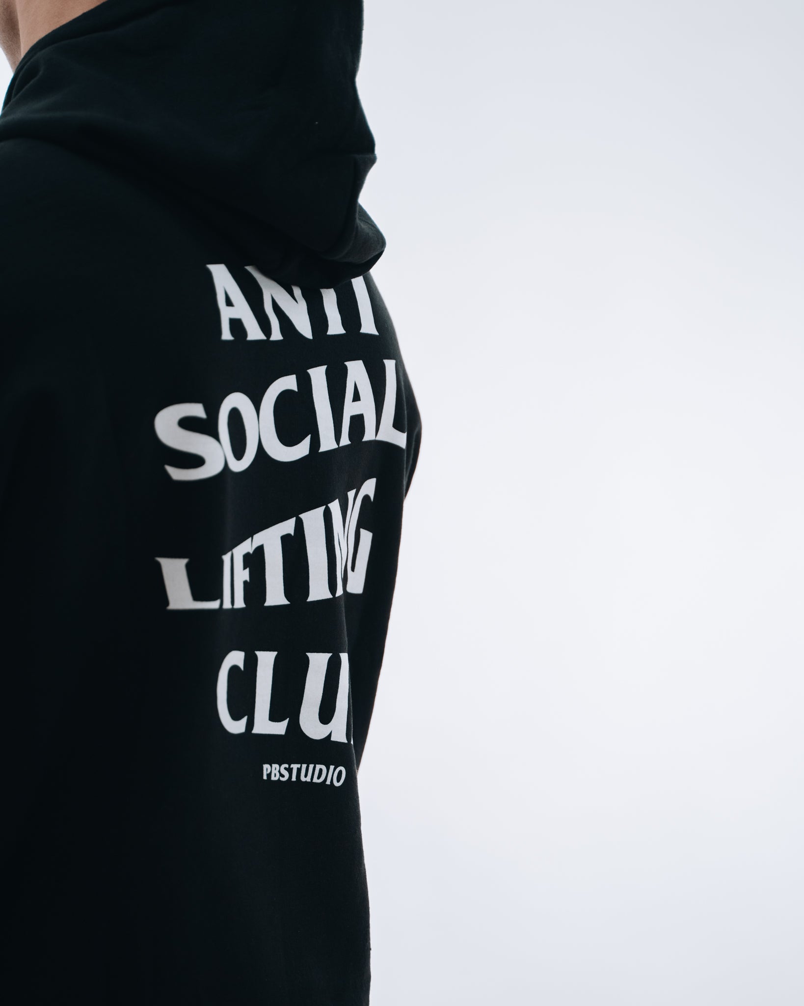 Sudadera Anti Social Lifting Club - Negra